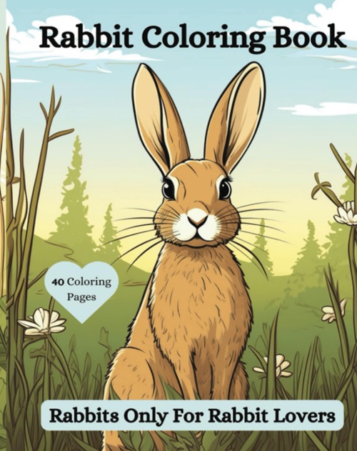 Rabbit Coloring Book 40 Coloring Pages for Rabbit Lovers
